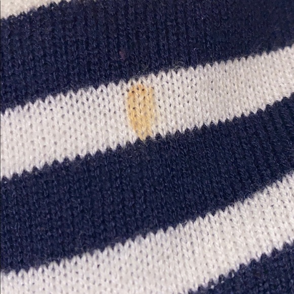 Cold Shoulder Striped Sweater - Picture 6 of 6